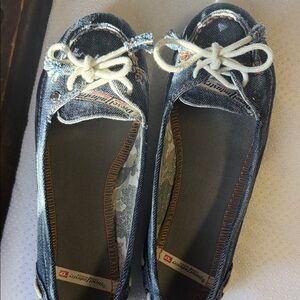 Denim Sables Flats